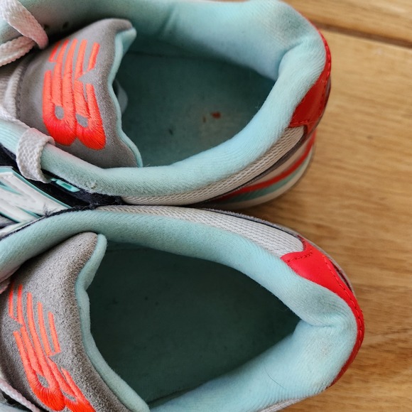 New Balance 530 90's Remix Encap Sneakers Womens Gray Orange Black White Size 10 - Picture 7 of 9